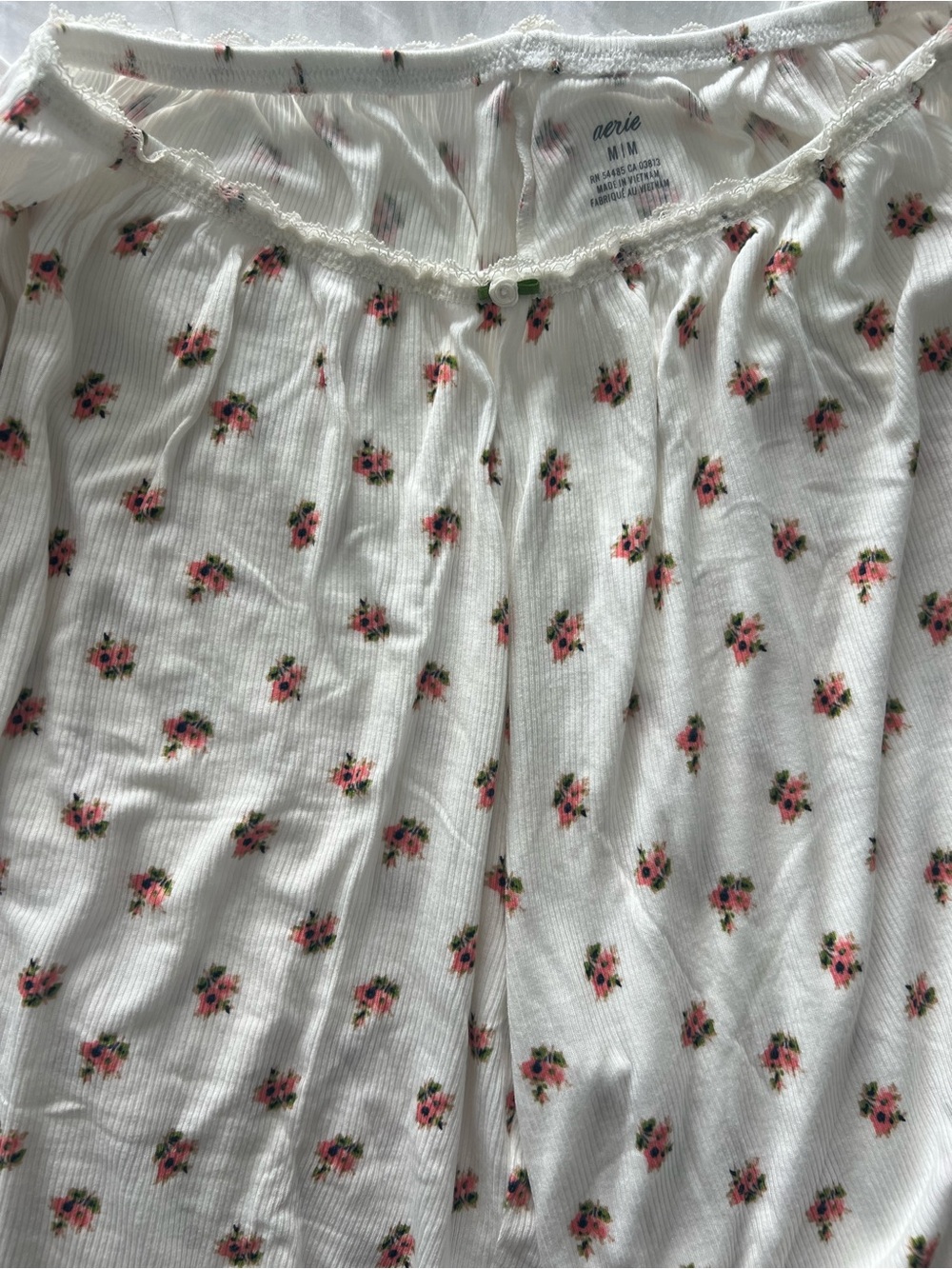 Aerie Floral Pajama Pants - Picture 2 of 5